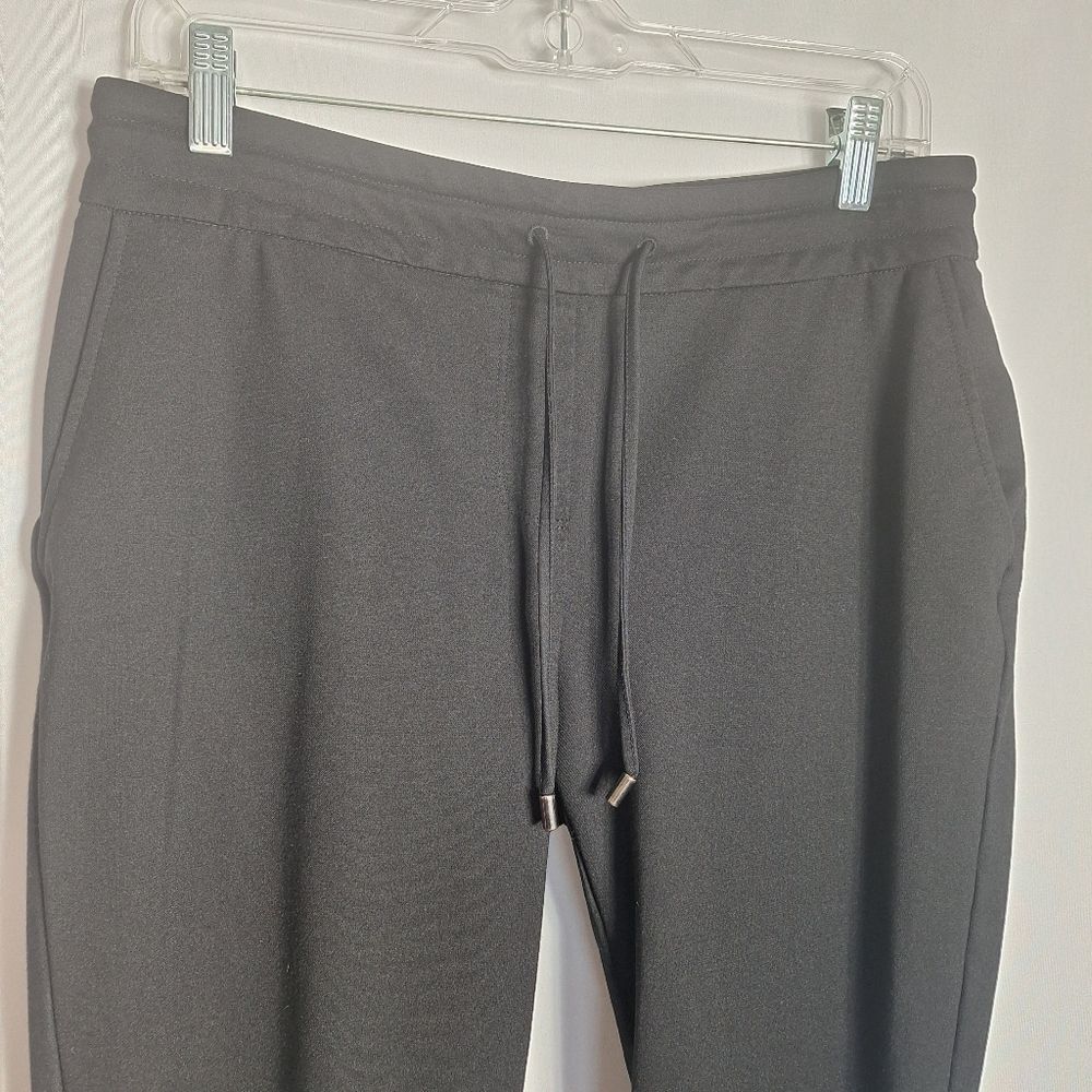 Dalia Black Pants Athleisure Lounge Pull On Medium Womens - Picture 3 of 7